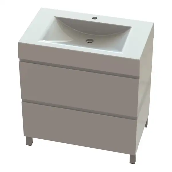 Snail Тумба «Новелла» з умивальником «Атлант» 800 Червоний А300 (800КМ163A300)