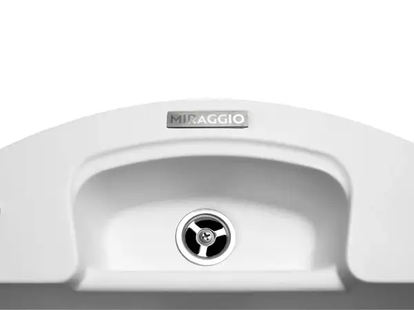 MIRAGGIO Кухонная мойка VALENCIA белая (0000057) MIRAGGIO Кухонная мойка VALENCIA белая (0000057)