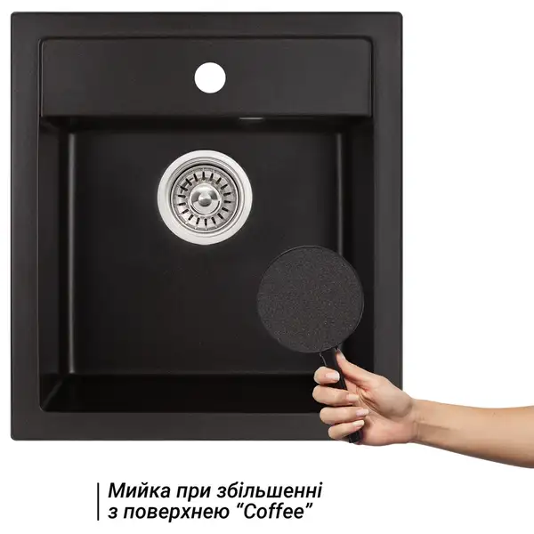 Кухонная мойка Qtap CS 5046 Black (QT5046BLA404) Кухонная мойка Qtap CS 5046 Black (QT5046BLA404)