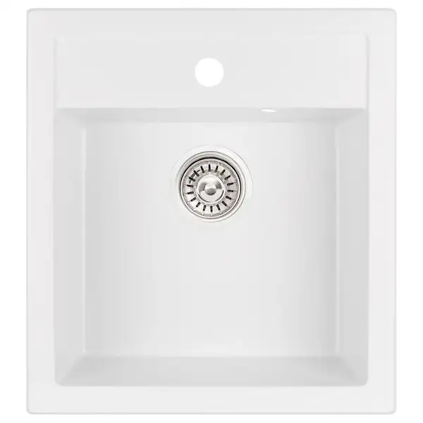 Кухонная мойка Qtap CS 5046 White (QT5046WHI650) Кухонная мойка Qtap CS 5046 White (QT5046WHI650)