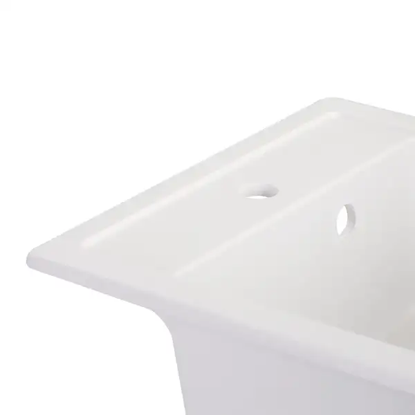Кухонная мойка Qtap CS 5046 White (QT5046WHI650) Кухонная мойка Qtap CS 5046 White (QT5046WHI650)