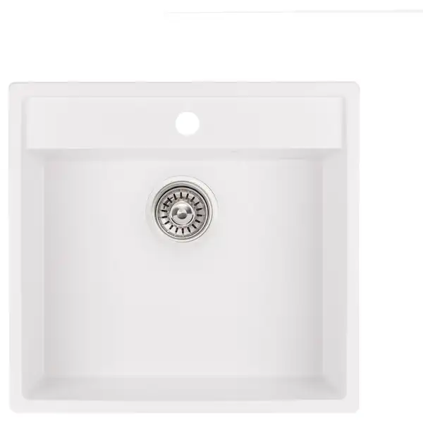 Кухонная мойка Qtap CS 5250 White (QT5250WHI650) Кухонная мойка Qtap CS 5250 White (QT5250WHI650)