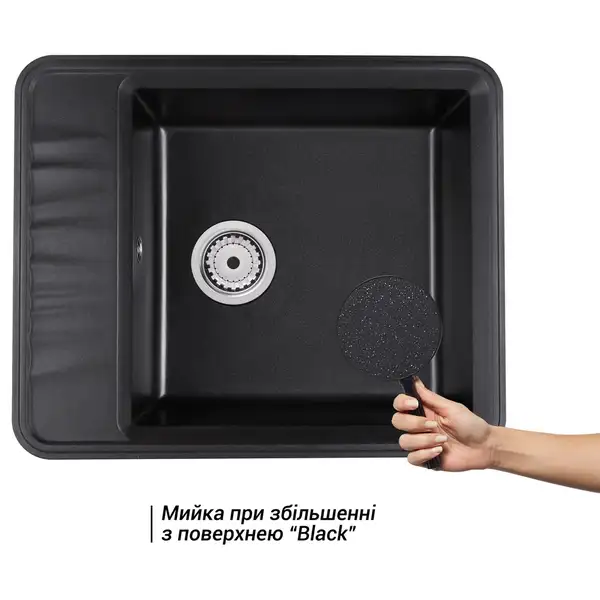 Кухонная мойка Qtap CS 6250 Black (QT6250BLA404) Кухонная мойка Qtap CS 6250 Black (QT6250BLA404)