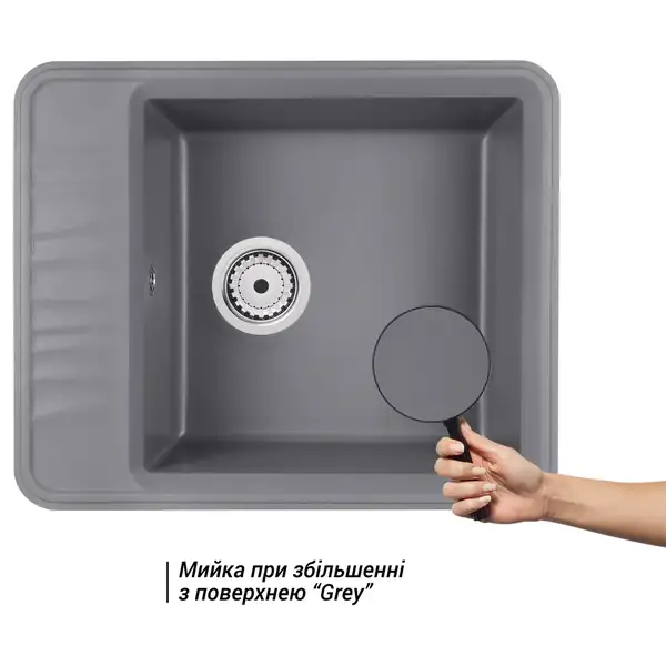 Кухонная мойка Qtap CS 6250 Grey (QT6250GRE471) Кухонная мойка Qtap CS 6250 Grey (QT6250GRE471)