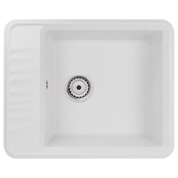 Кухонная мойка Qtap CS 6250 White (QT6250WHI650) Кухонная мойка Qtap CS 6250 White (QT6250WHI650)