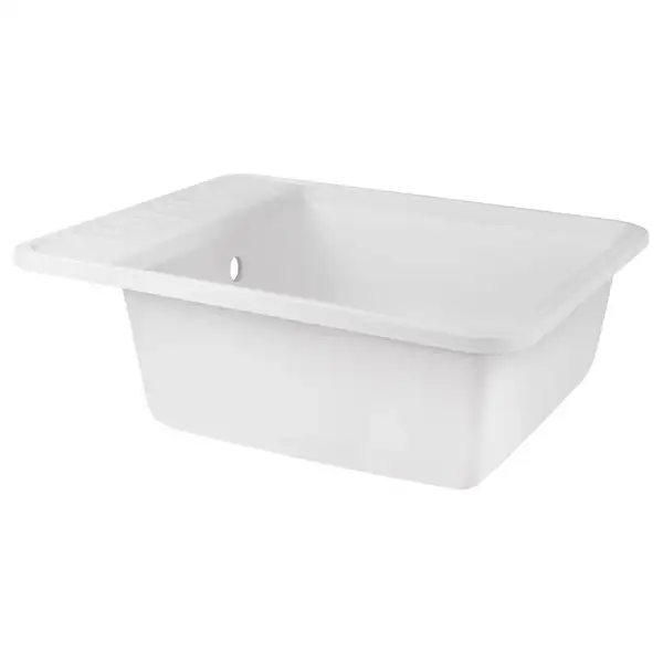 Кухонная мойка Qtap CS 6250 White (QT6250WHI650) Кухонная мойка Qtap CS 6250 White (QT6250WHI650)