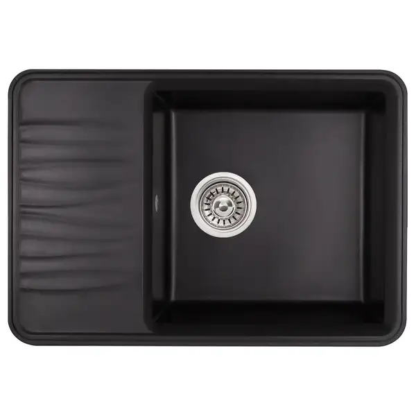 Кухонная мойка Qtap CS 7440 Black (QT7440BLA404) Кухонная мойка Qtap CS 7440 Black (QT7440BLA404)