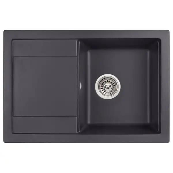 Кухонная мойка Qtap CS 7449 Beton (QT7449BET502)