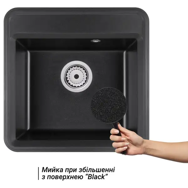 Кухонная мойка Qtap CS 5151 Black (QTCS5151BLA) Кухонная мойка Qtap CS 5151 Black (QTCS5151BLA)
