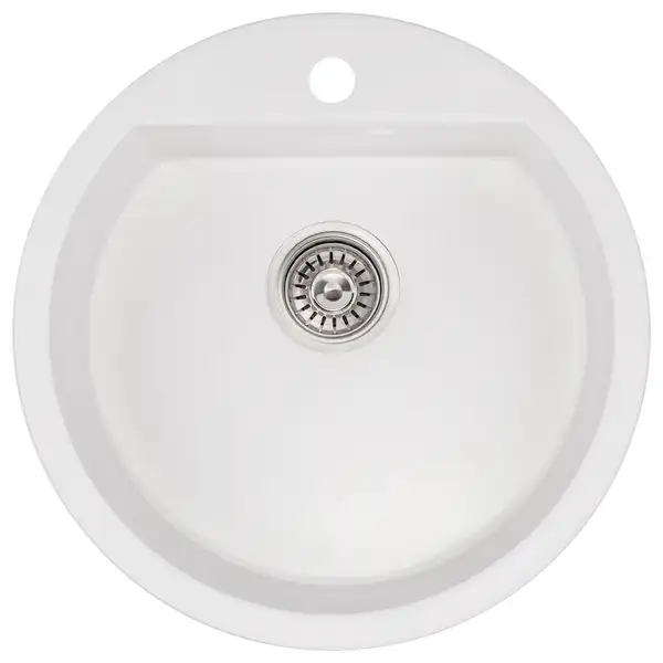 Кухонная мойка Qtap CS D510 White (QTD510WHI650) Кухонная мойка Qtap CS D510 White (QTD510WHI650)
