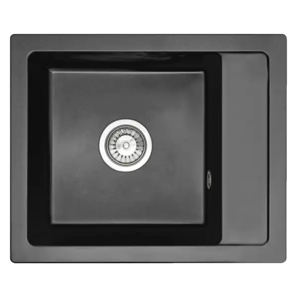 Гранитная кухонная мойка REA RINO BLACK (ZLE-00103) Гранитная кухонная мойка REA RINO BLACK (ZLE-00103)