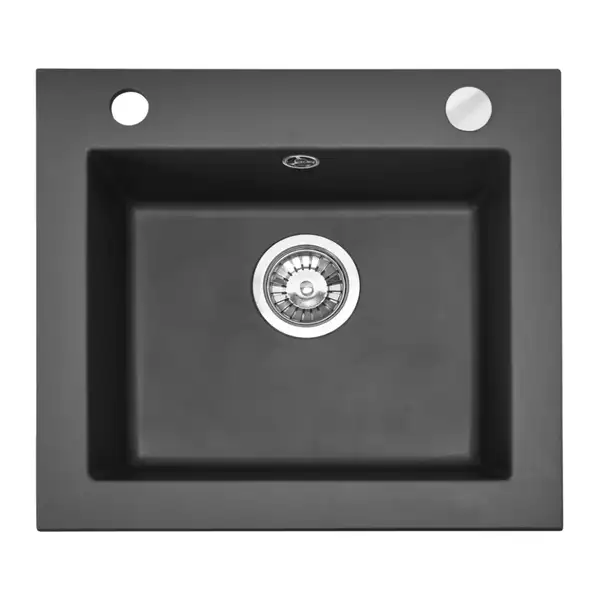 Гранитная кухонная мойка REA WEST BLACK METALIC (ZLE-00121) Гранитная кухонная мойка REA WEST BLACK METALIC (ZLE-00121)