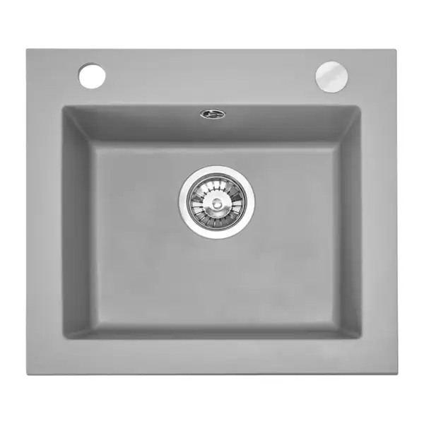 Гранитная кухонная мойка REA WEST GREY серая (ZLE-00122) Гранитная кухонная мойка REA WEST GREY серая (ZLE-00122)