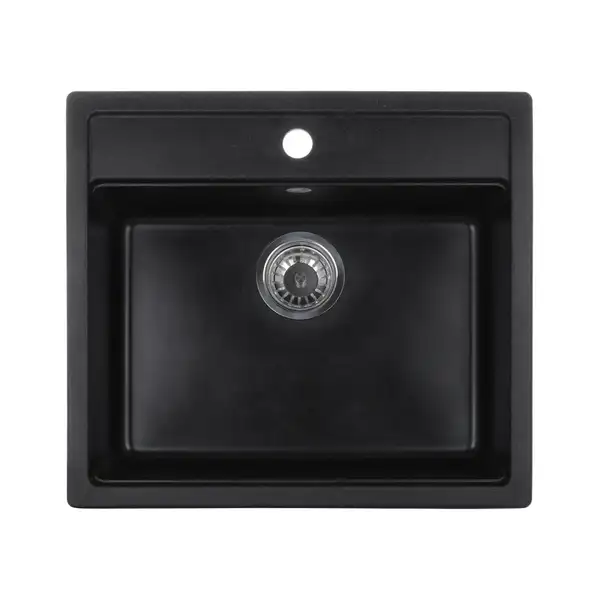 Мийка кухонна Zerix ZS-5751S-03 Чорна (ZX4596)
