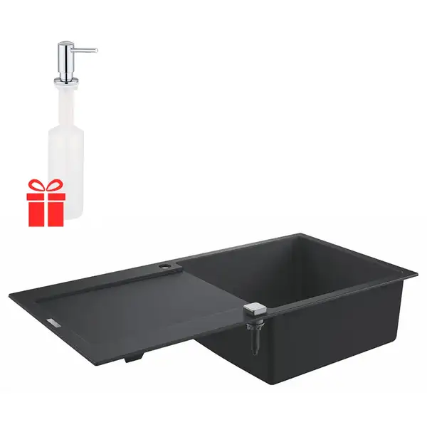 Набор Grohe мойка кухонная K500 31645AP0 + дозатор для моющего средства Contemporary 40536000 (31645AP040536000)