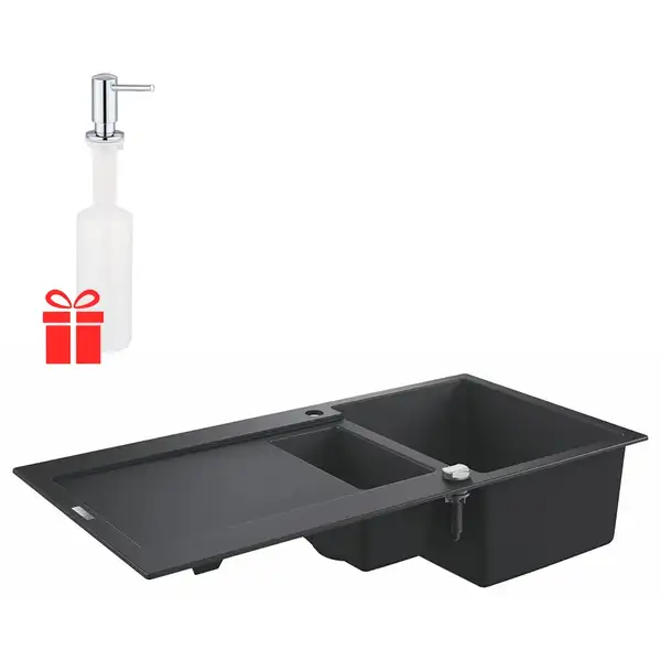Набор Grohe мойка кухонная K500 31646AP0 + дозатор для моющего средства Contemporary 40536000 (31646AP040536000) Набор Grohe мойка кухонная K500 31646AP0 + дозатор для моющего средства Contemporary 40536000 (31646AP040536000)