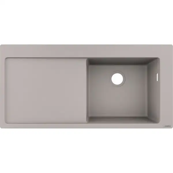 Кухонна мийка Hansgrohe S51 S514-F450 Built-in sink з лівим крилом 1050х415, сoncretegrey (43314380) Кухонна мийка Hansgrohe S51 S514-F450 Built-in sink з лівим крилом 1050х415, сoncretegrey (43314380)