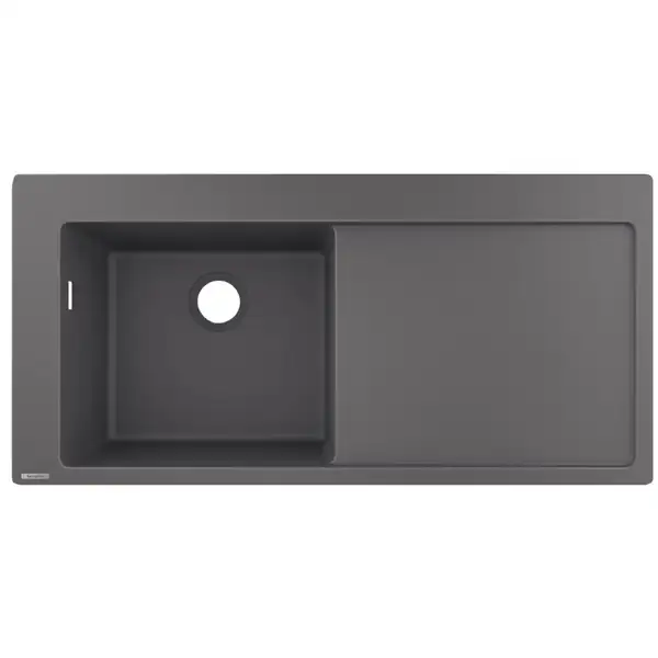 Кухонна мийка Hansgrohe S5110-F450 1050х510 поличка праворуч, Stonegrey (43330290) Кухонна мийка Hansgrohe S5110-F450 1050х510 поличка праворуч, Stonegrey (43330290)