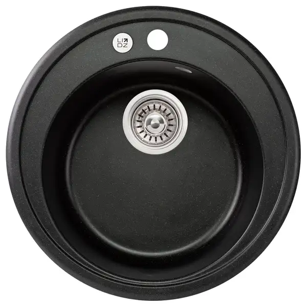Lidz D510/200 Кухонна мийка, чорна матова (LIDZBLM14D510200) Lidz D510/200 Кухонна мийка, чорна матова (LIDZBLM14D510200)