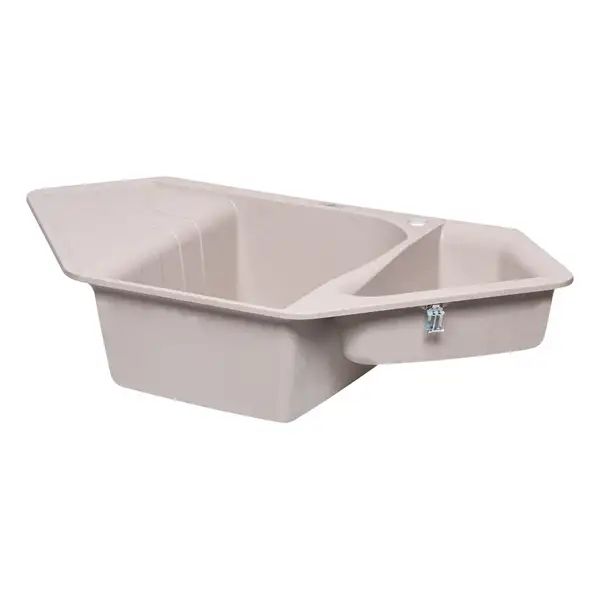 Кухонная мойка с дополнительной чашей Lidz 1000x500/225 COL-06 (LIDZCOL061000500225)