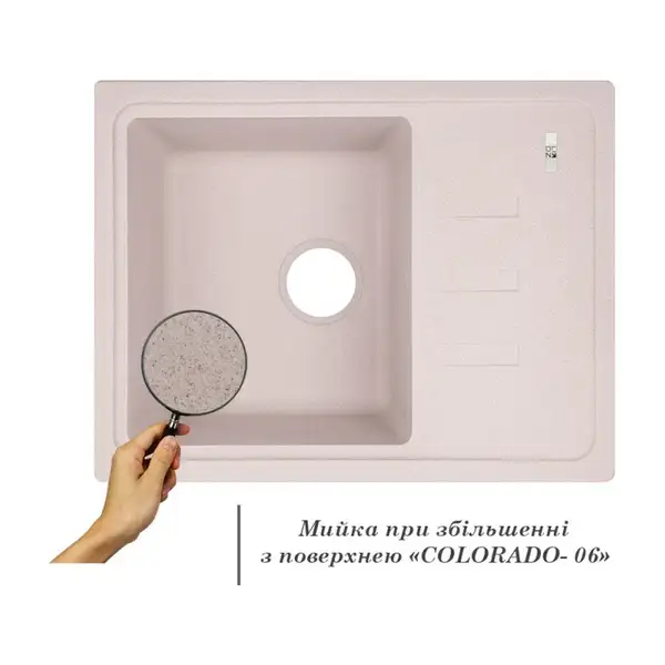 Lidz COL-06 Кухонная мойка, светло-бежевая (LIDZCOL06620435200) Lidz COL-06 Кухонная мойка, светло-бежевая (LIDZCOL06620435200)