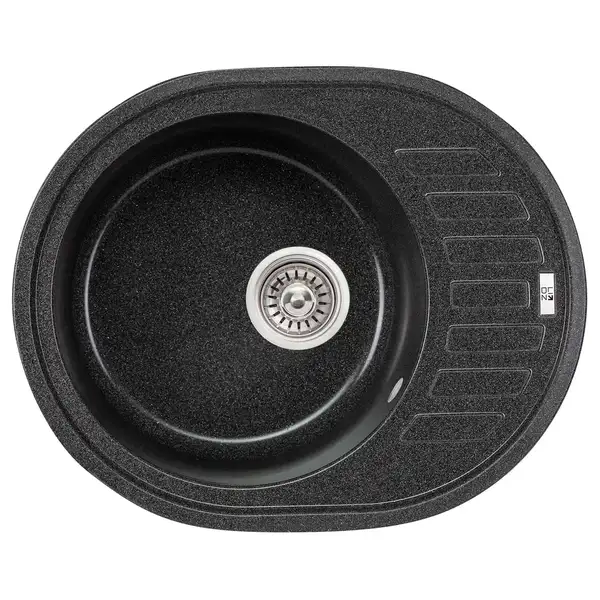 Lidz GRF-13 Кухонная мойка, графит (LIDZGRF13620500200)