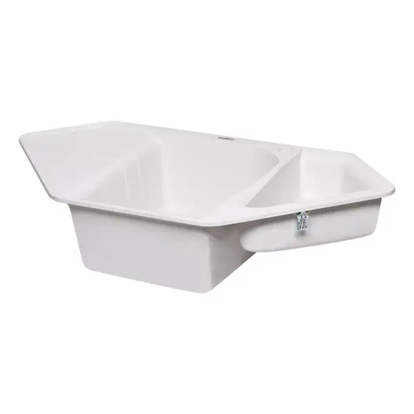 Кухонная мойка с дополнительной чашей Lidz 1000x500/225 WHI-01 (LIDZWHI011000500225) Кухонная мойка с дополнительной чашей Lidz 1000x500/225 WHI-01 (LIDZWHI011000500225)
