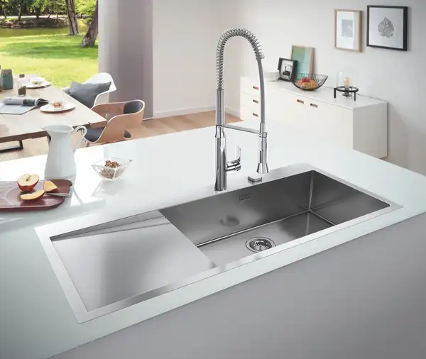 Мийка для кухні із нержавіючої сталі Grohe K1000 (31582SD1) Мийка для кухні із нержавіючої сталі Grohe K1000 (31582SD1)