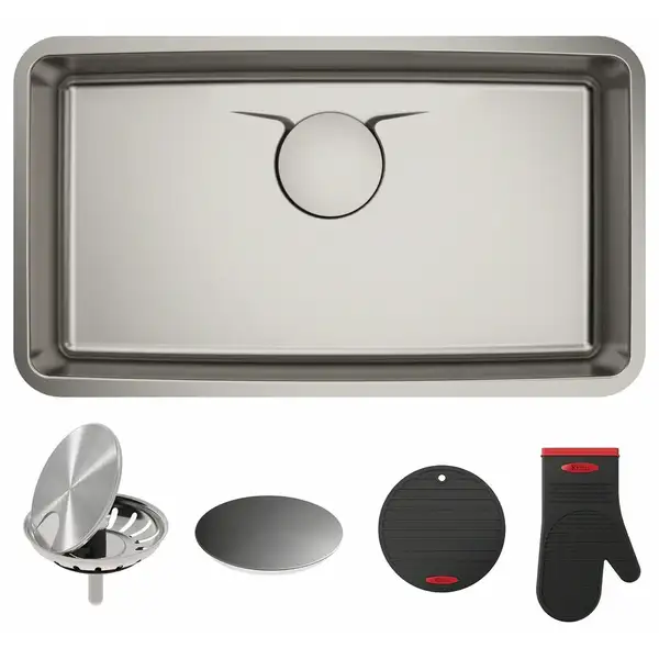 Kraus Dex™ Кухонна мийка, нержавіюча сталь (KD1US33B) Kraus Dex™ Кухонна мийка, нержавіюча сталь (KD1US33B)