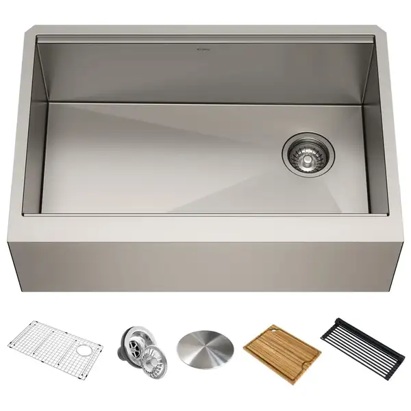 Kraus Kore™ Кухонная мойка, нержавеющая сталь (KWF410-30)