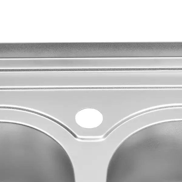 Кухонна мийка Kroner KRP Satin-6080Z (0,8 мм) (Satin-6080Z 08180)