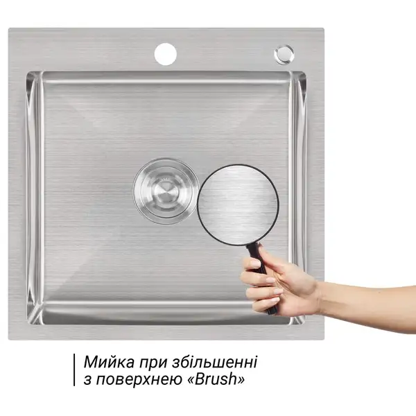 Набор 2 в 1 Lidz кухонная мойка H5050 3.0/1.0 мм Brush + дозатор для моющего средства (LIDZH5050BRU3010) Набор 2 в 1 Lidz кухонная мойка H5050 3.0/1.0 мм Brush + дозатор для моющего средства (LIDZH5050BRU3010)