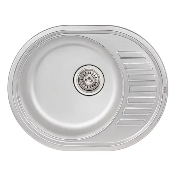 Кухонная мойка Qtap 5745 0,8 мм Satin (QT5745SAT08) Кухонная мойка Qtap 5745 0,8 мм Satin (QT5745SAT08)