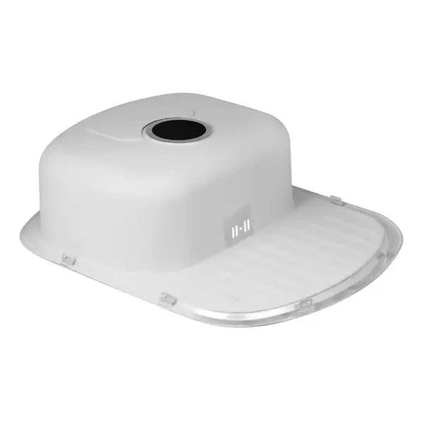 Кухонная мойка Qtap 6349 0,8 мм Satin (QT6349SAT08) (QT6349SAT08) фото 5 Aquada.com.ua