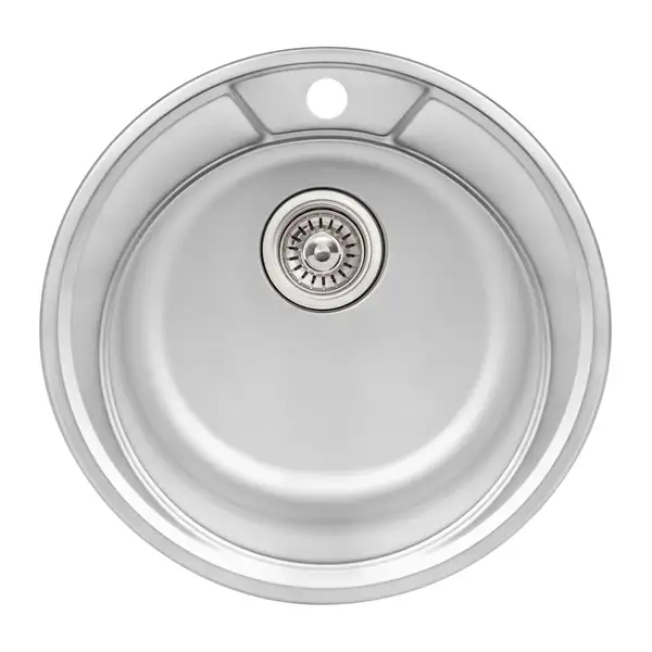 Кухонная мойка Qtap D490 0,8 мм Satin (QTD490SAT08) Кухонная мойка Qtap D490 0,8 мм Satin (QTD490SAT08)