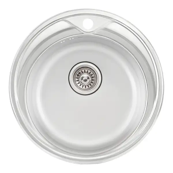 Кухонная мойка Qtap D510 0,8 мм Satin (QTD510SAT08) Кухонная мойка Qtap D510 0,8 мм Satin (QTD510SAT08)