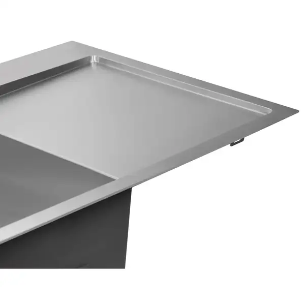 Набор 3 в 1 Qtap кухонная мойка DK7850L 3.0/1.2 мм Satin + сушилка + дозатор для моющего средства (QTDK7850LSET3012) фото 6 Aquada.com.ua