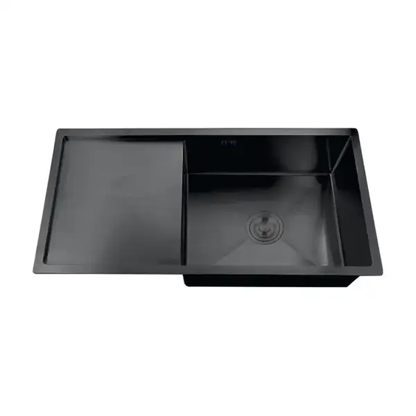 Мийка Zerix ZH7844B-215 (3.0/1.0) PVD-Black з сушаркою для посуду (ZM5565) Мийка Zerix ZH7844B-215 (3.0/1.0) PVD-Black з сушаркою для посуду (ZM5565)