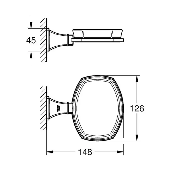 Grohe Тримач з мильницею (40628000)