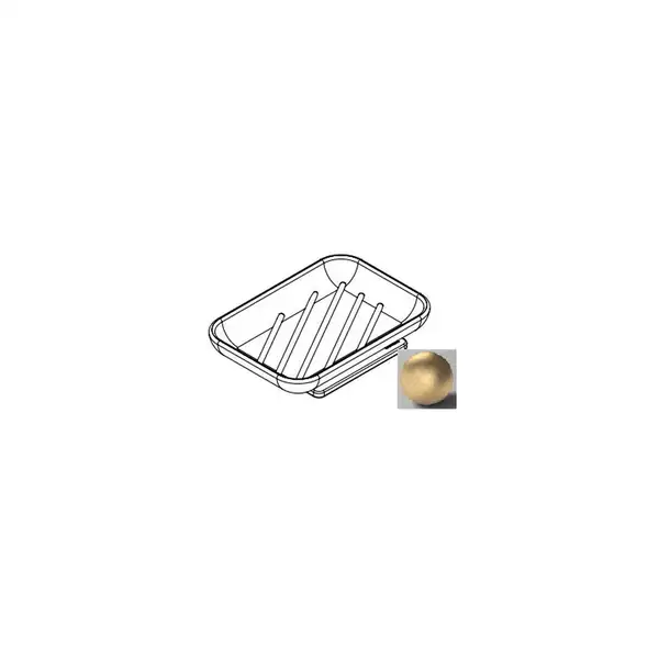 Мильниця Sonia S-Cube Brushed Gold 135х38х100 мм, золото матове (182145) Мильниця Sonia S-Cube Brushed Gold 135х38х100 мм, золото матове (182145)