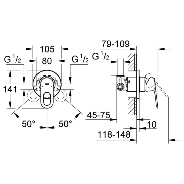 Набор для ванной Grohe Mega Bundle BauLoop (39186MB0) фото 7 Aquada.com.ua