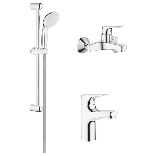 Набор для ванной 15-в-1 Grohe Mega Bundle BauFlow (39418MB0) фото 3 Aquada.com.ua Набор для ванной 15-в-1 Grohe Mega Bundle BauFlow (39418MB0) фото 3 Aquada.com.ua
