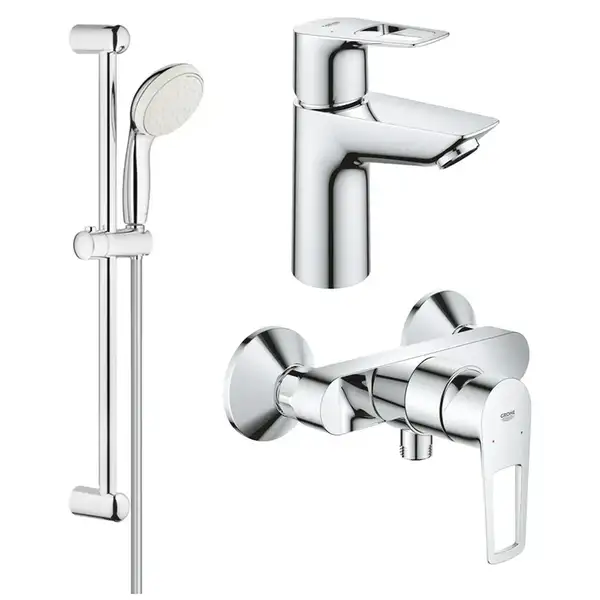 Комплект змішувачів для ванної кімнати Grohe BauLoop New (UA123220S0) Комплект змішувачів для ванної кімнати Grohe BauLoop New (UA123220S0)