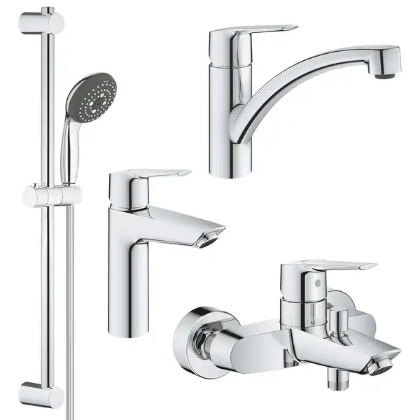 Grohe Start Набор смесителей 4в1, хром (UA202301KE)