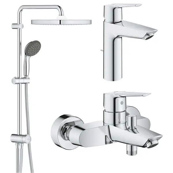 Grohe Start Набір змішувачів 3-в-1, хром (UA202305RM)