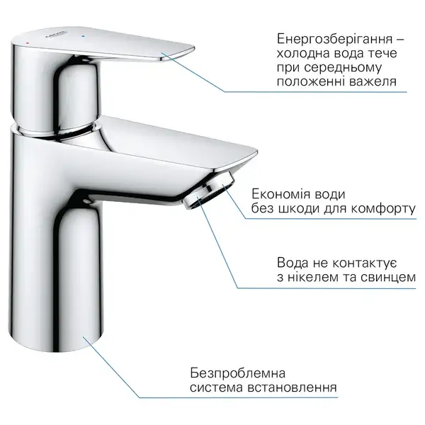 Grohe StartEdge Набор смесителей 3 в 1, хром (UA202501SE)