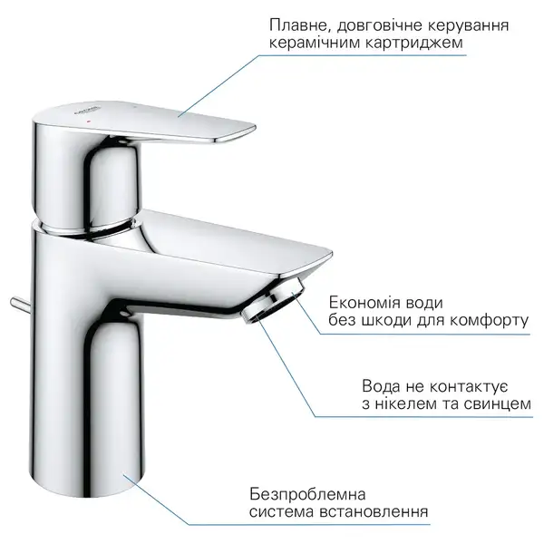 Grohe StartEdge Набор смесителей 3 в 1, хром (UA202501SQ)