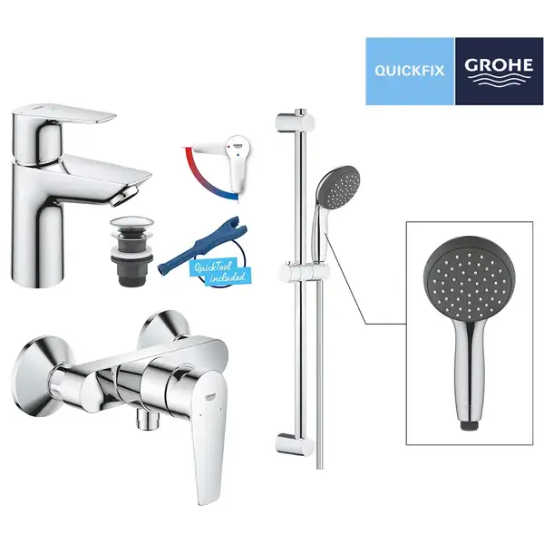 Grohe StartEdge Набор смесителей для душа S-Size, хром (UA202502SE)