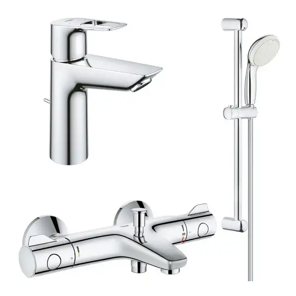 Набір змішувачів для душу Grohe BauLoop, хром (UA34550TM0)