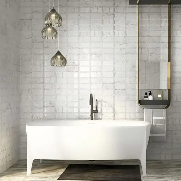 Настенная плитка Almera Ceramica Inmetro Carrara Brillo 10 х 20 см 417749